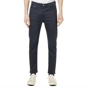 Acne Studio Town Moon Blue Black Ankle Length Jeans Sz 33 Waist